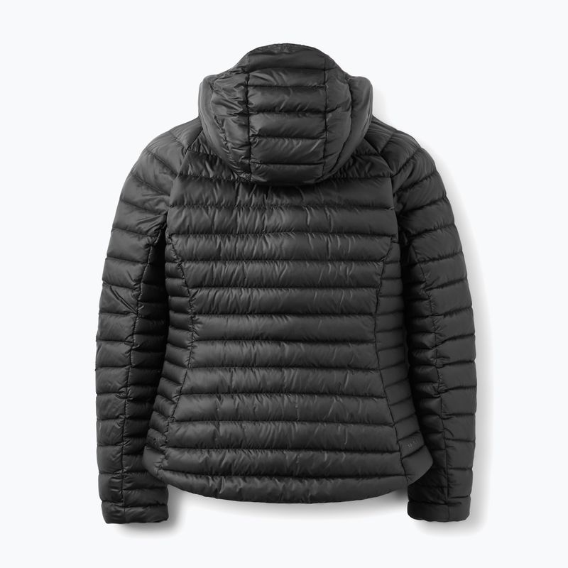 Women's down jacket Rab Microlight Alpine Hoody black 5