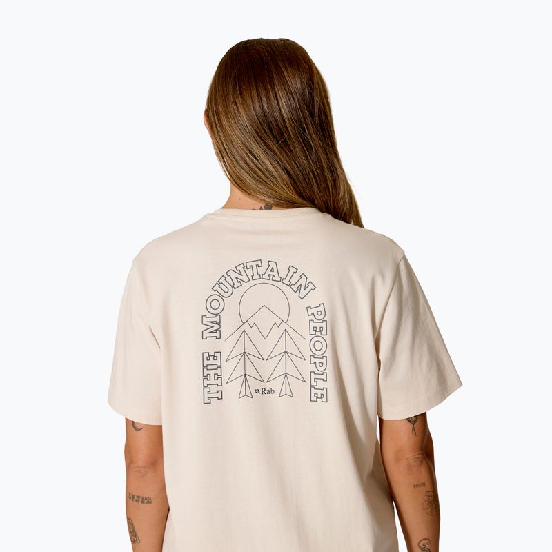 Women's T-shirt Rab Stance Cirque Tee ecru 4