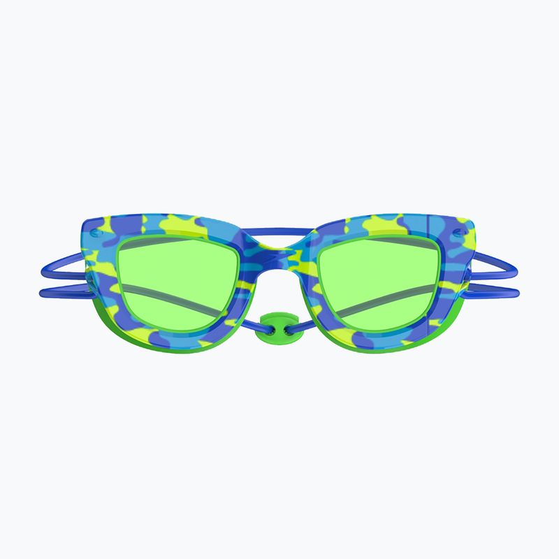 Children's swim goggles Speedo Sunny G Pop Seasiders Print speedo blue camo / jello green 2