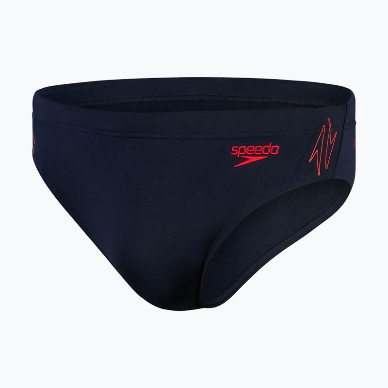 Men's Speedo Hyper Boom Splice Brief swim briefs navy blue 8-00301715148 5