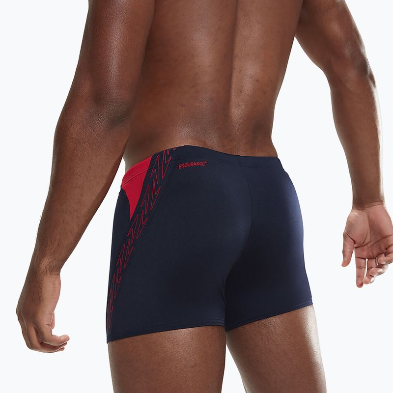 Men's Speedo Hyper Boom Splice swim boxers navy blue 8-00302015147 6