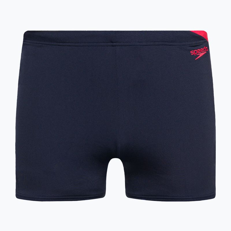 Men's Speedo Hyper Boom Splice swim boxers navy blue 8-00302015147