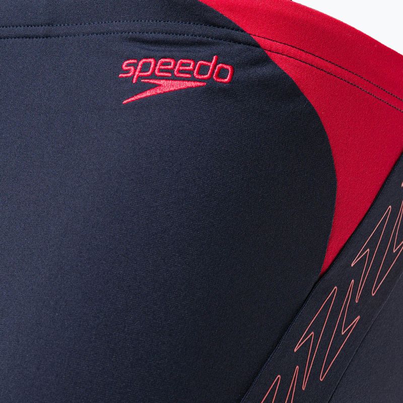 Men's Speedo Hyper Boom Splice swim boxers navy blue 8-00302015147 3