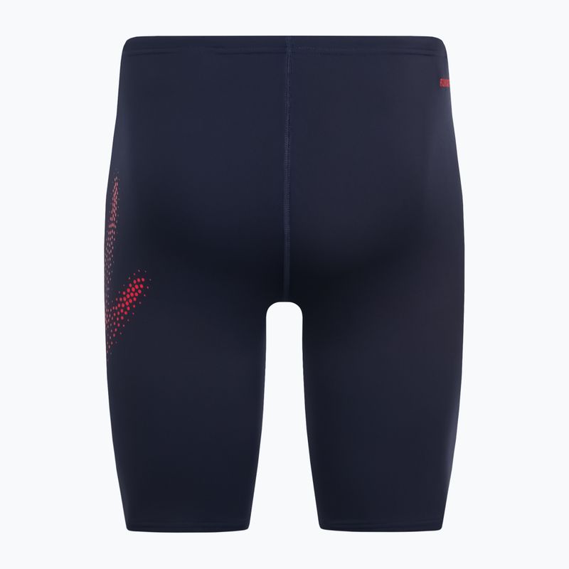 Men's Speedo Hyper Boom Placement Swim Jammer navy blue 8-00302115194 2
