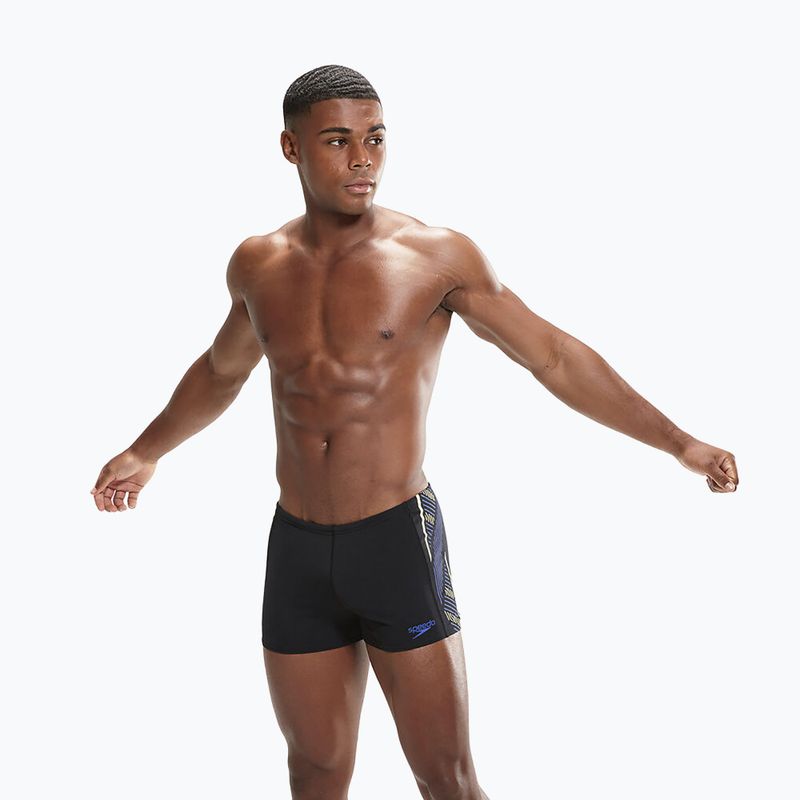 Men's Speedo Tech Panel Aquashort swim boxers black 8-00303514538 5