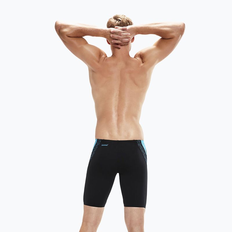 Men's Speedo Hyper Boom Splice Swim Jammer black 8-00303815147 6