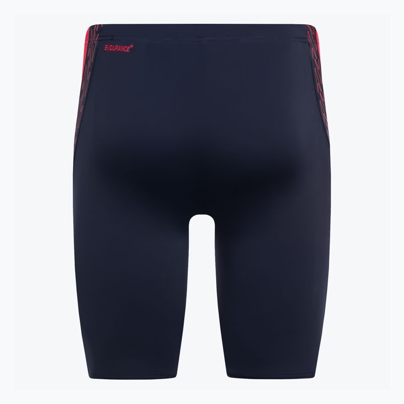 Speedo men's Hyper Boom Splice Jammer swimwear navy blue 8-00303815148 2