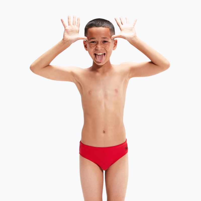 Speedo Logo Brief children's swim briefs red 8-00314914374 4