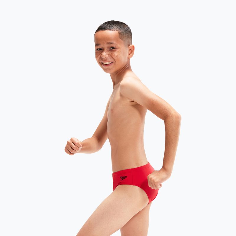 Speedo Logo Brief children's swim briefs red 8-00314914374 5