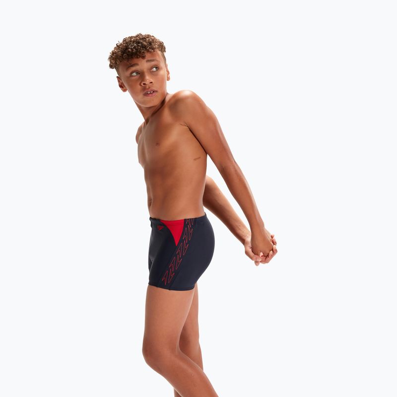 Speedo Hyper Boom Logo Splice Aquashort children's swim trunks 8-00315015178 6
