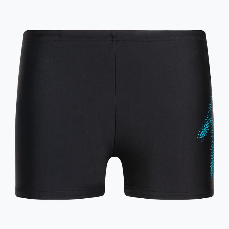 Speedo Hyper Boom Logo Placement Aquashort children's swim trunks black 8-00315415190
