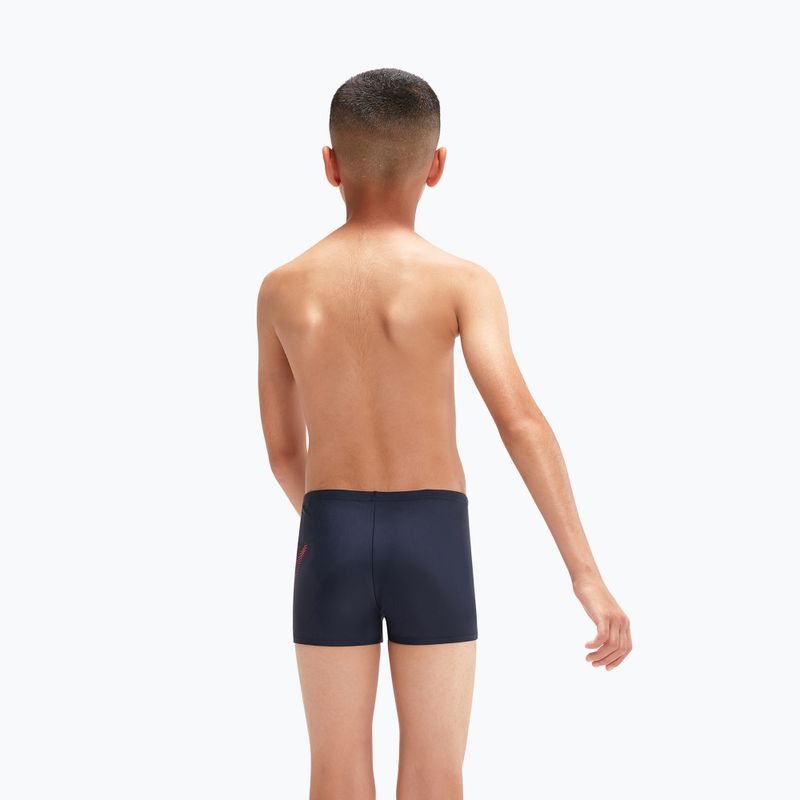 Speedo Hyper Boom Logo Placement Aquashort children's swim trunks navy blue 8-00315415190 7