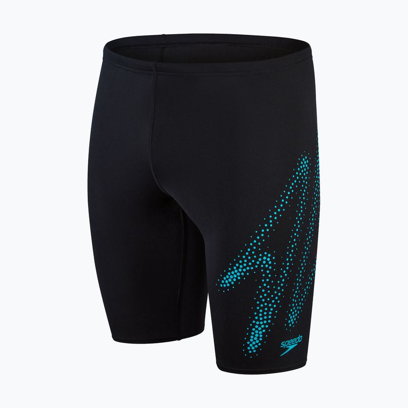 Speedo Hyper Boom Logo Placement Children's Swim Jammer black 8-00315515182 4