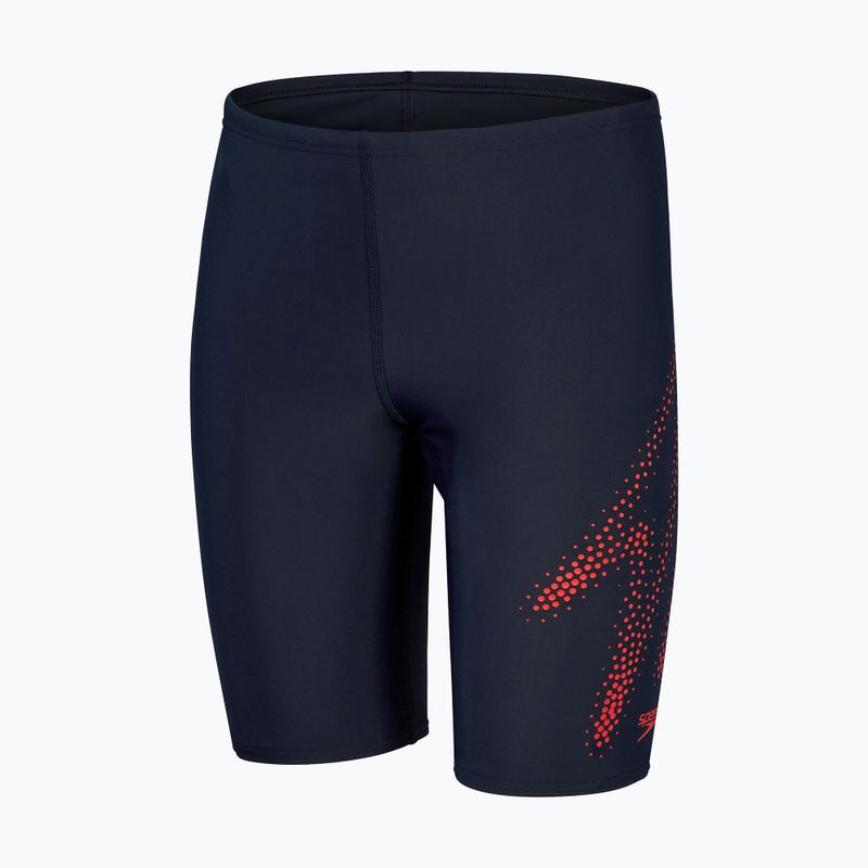 Speedo Hyper Boom Logo Placement Children's Swim Jammer navy blue 8-00315515183 4