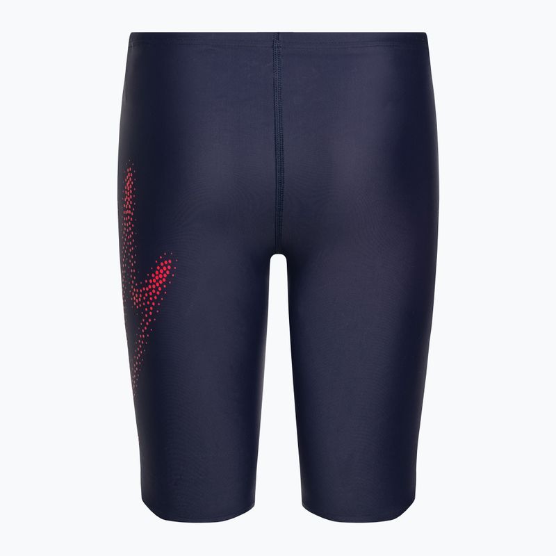 Speedo Hyper Boom Logo Placement Children's Swim Jammer navy blue 8-00315515183 2