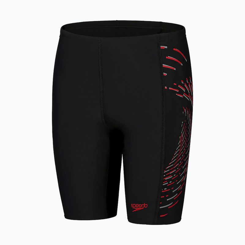 Plastisol Placement Jammer children's swimwear black 8-00317014377 4