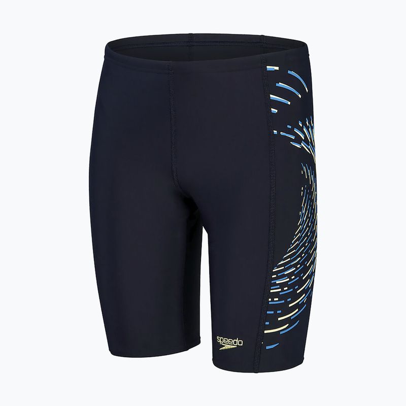 Children's Plastisol Placement Jammer swimwear navy blue 8-00317014378 4