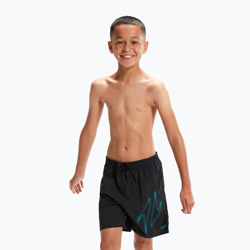 Speedo men's Hyper Boom Logo 15" Watershort black 8-00318815199 swim shorts 2
