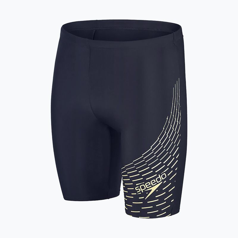 Men's Speedo Medley Logo Swim Jammer navy blue 8-1135506875 4