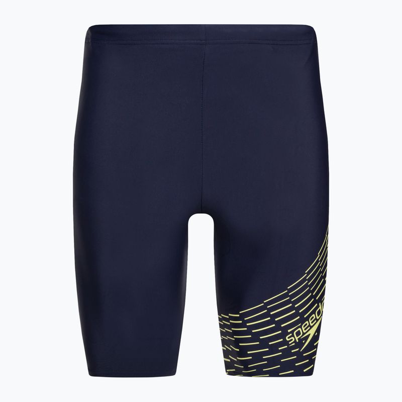 Men's Speedo Medley Logo Swim Jammer navy blue 8-1135506875