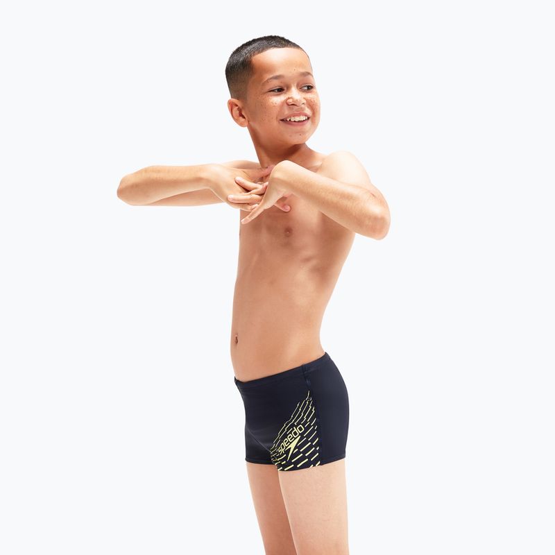Speedo Medley Logo Aquashort children's swim trunks navy blue 8-1241006864 6