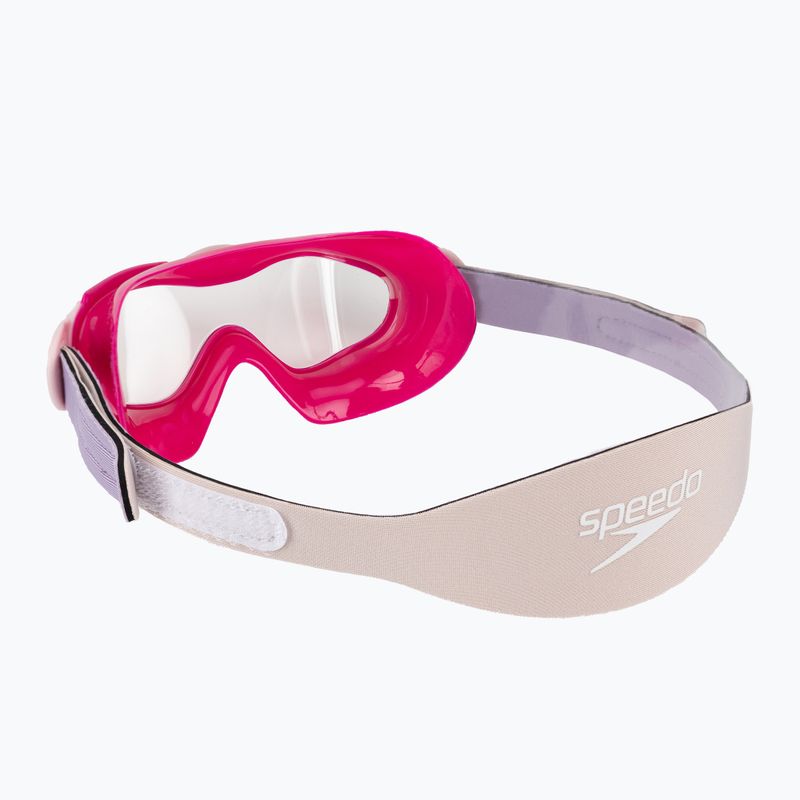 Speedo Sea Squad Children's Swim Mask Jr electric pink/miami lilac/blossom/clear 4