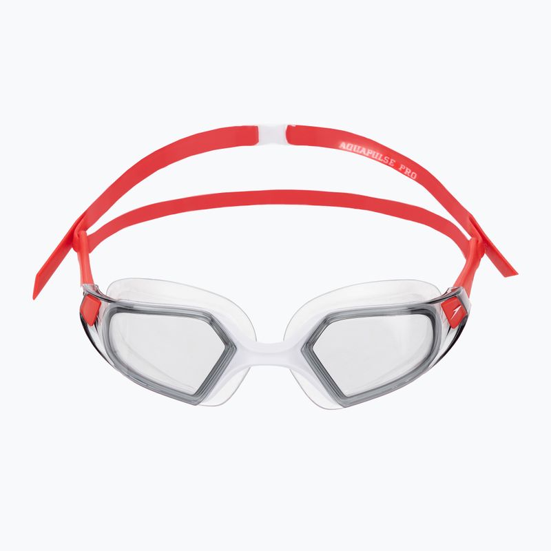 Speedo Aquapulse Pro red/white swimming goggles 2