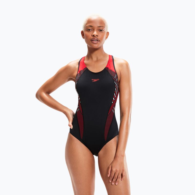 Speedo Plastisol Laneback one-piece swimsuit black 8-00305414841 5