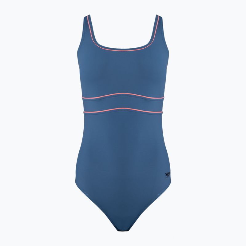 Speedo New Contour Eclipse blue one-piece swimsuit 8-00306715472