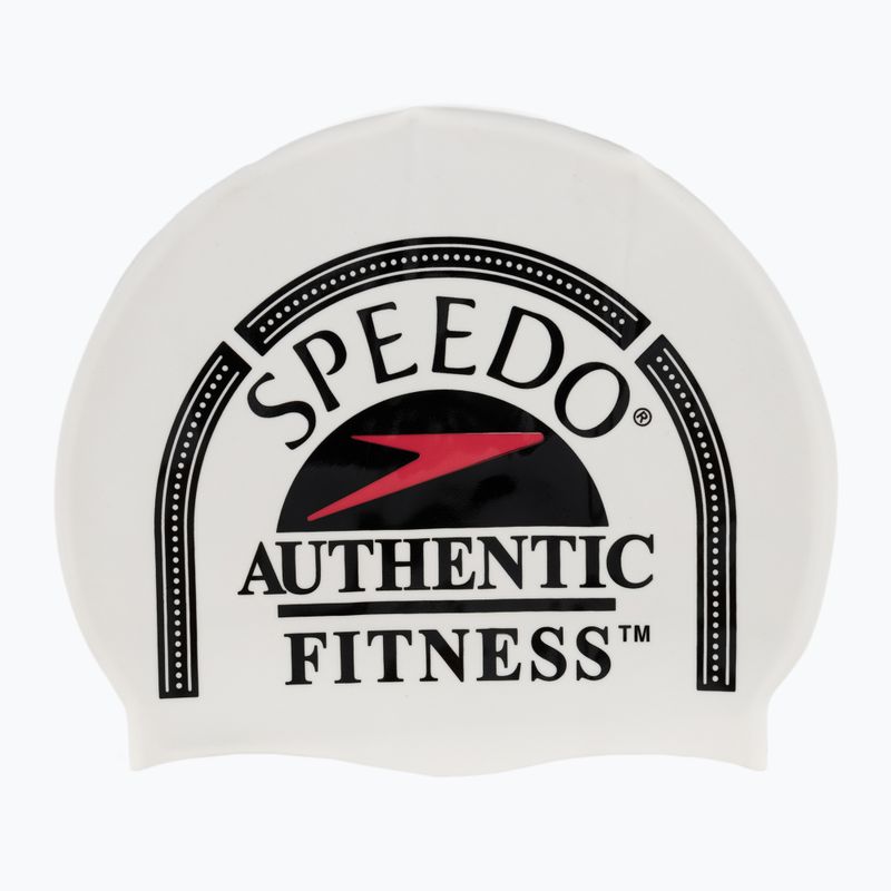 Speedo Printed Silicone swimming cap white 8-0838514630