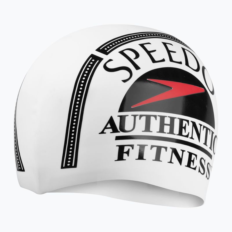 Speedo Printed Silicone swimming cap white 8-0838514630 2