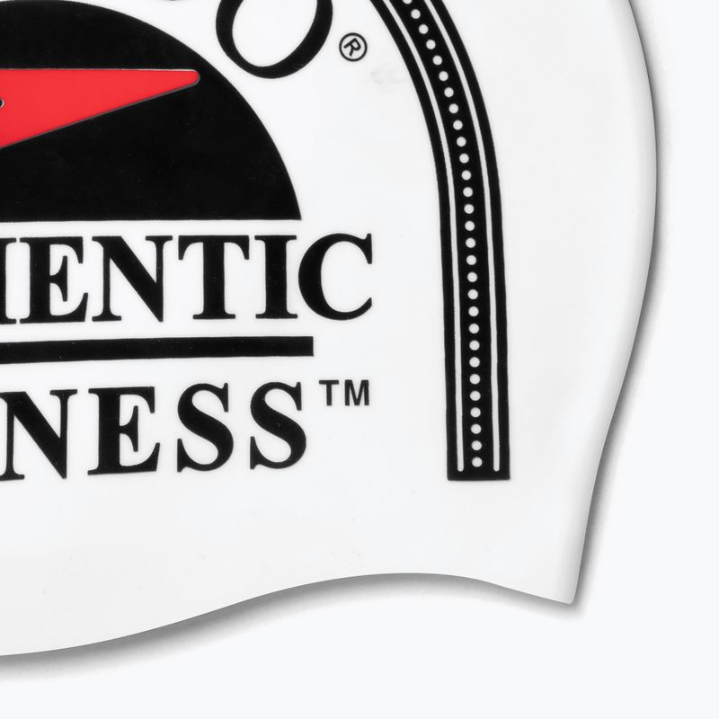 Speedo Printed Silicone swimming cap white 8-0838514630 4