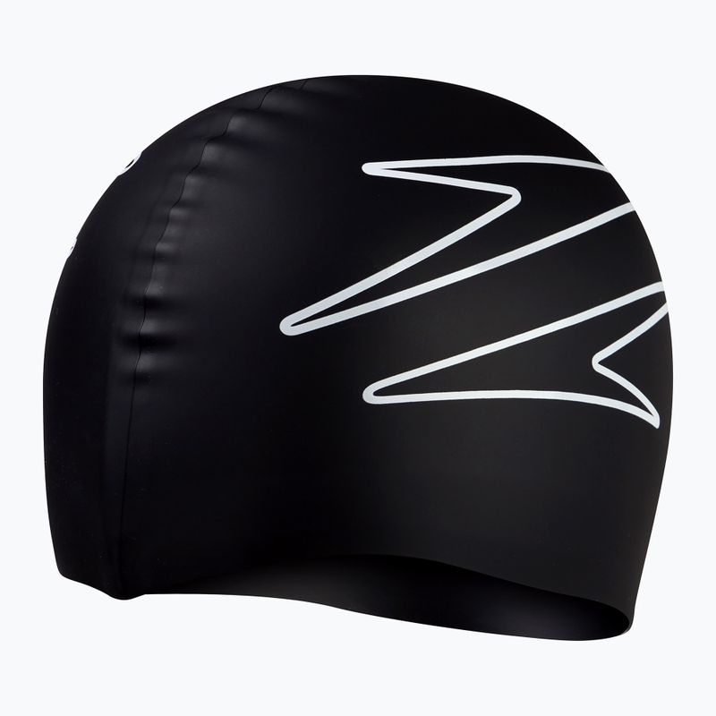 Speedo Printed Silicone swimming cap black 8-0838514631 2