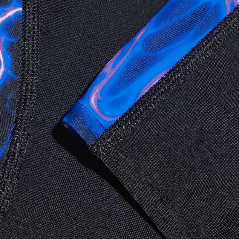 Men's Speedo Allover Digi V-Cut swim boxers black/blue 6