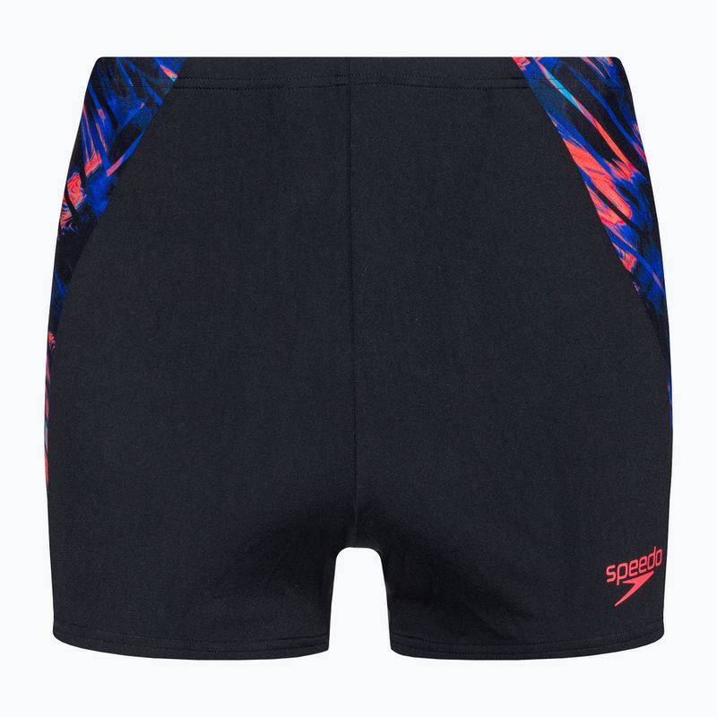 Men's Speedo ECO END+ Splice swim shorts black/orange