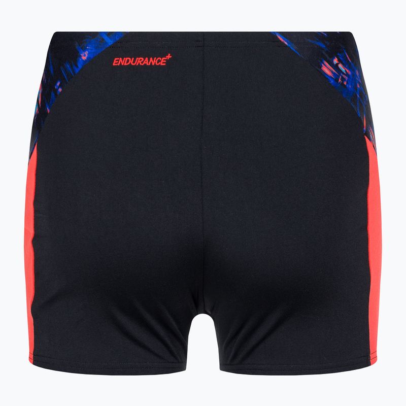 Men's Speedo ECO END+ Splice swim shorts black/orange 2