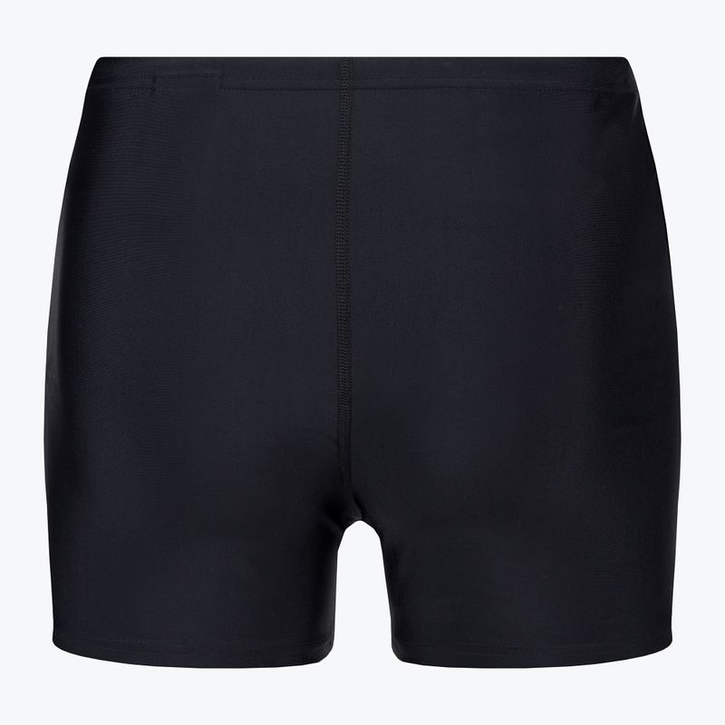 Men's Speedo Tech Print swim shorts black/orange 2