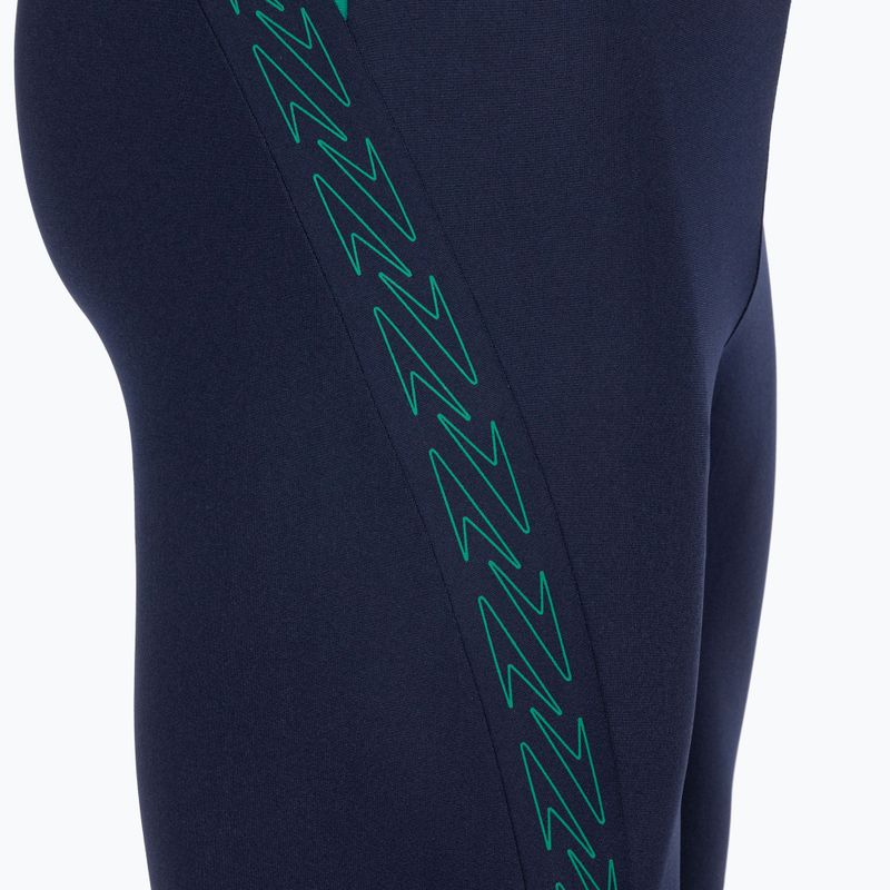 Men's Speedo Hyper Boom Splice swim trunks navy/green 4