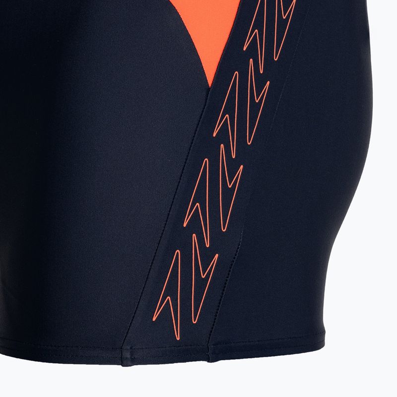 Speedo Hyper Boom Logo Splice children's swim trunks navy/orange 3