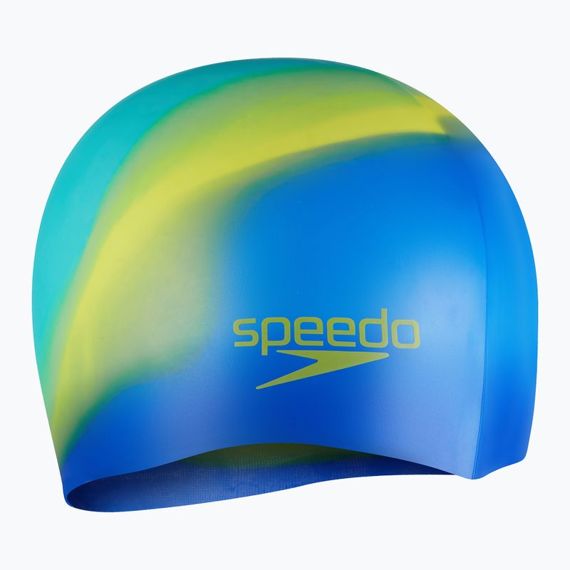 Speedo Multi Colour Silicone Junior fluo artic/true cobalt/lemon drizzle cap 2