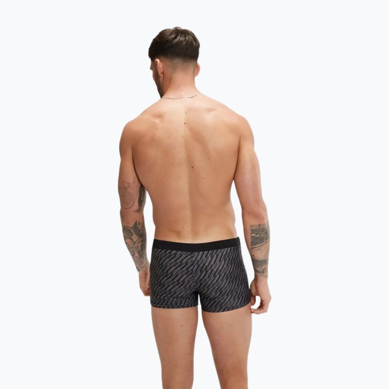 Men's Speedo Valmilton black/gove grey swim boxers 6