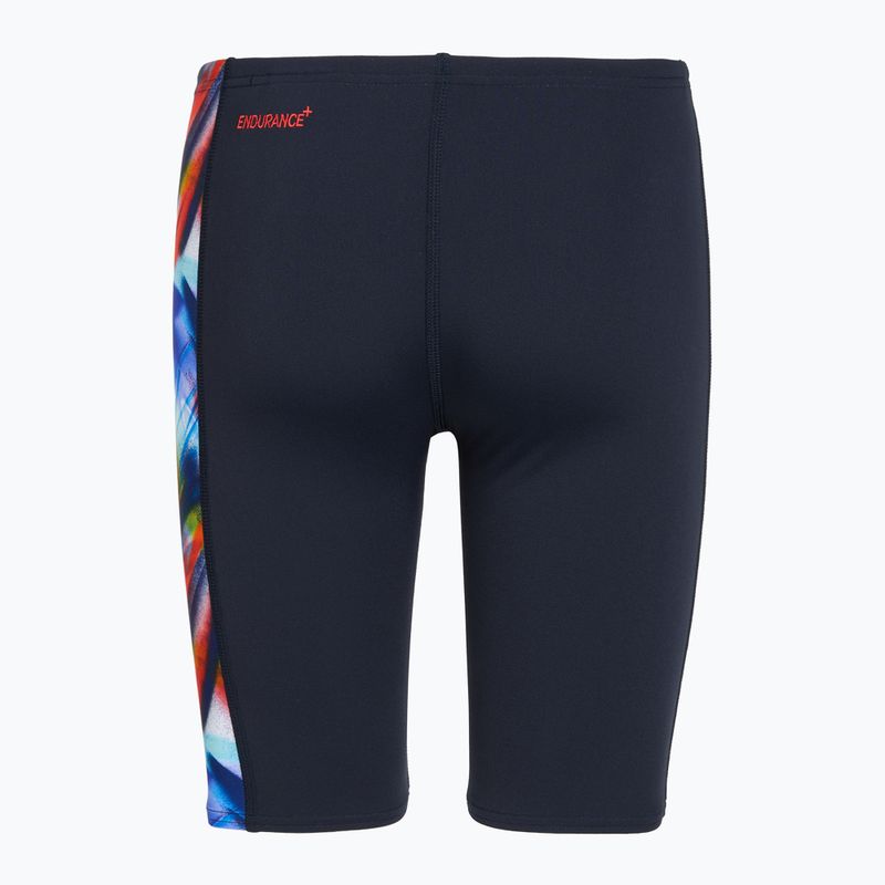 Children's swim jammers Speedo Digital Panel Jammer black/red 2