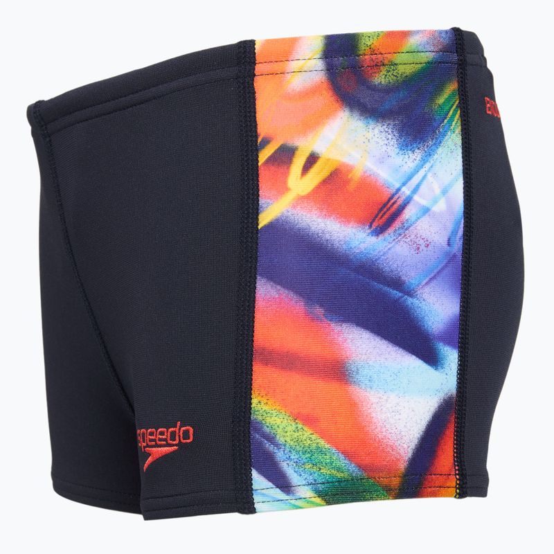 Children's swim boxers Speedo Digital Panel Aquashort true navy/watermelon/bitter lime 3