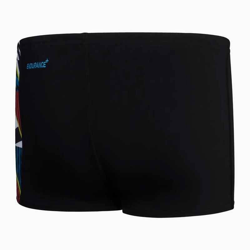 Speedo Digital Panel children's swim trunks black/white/watermelon 2