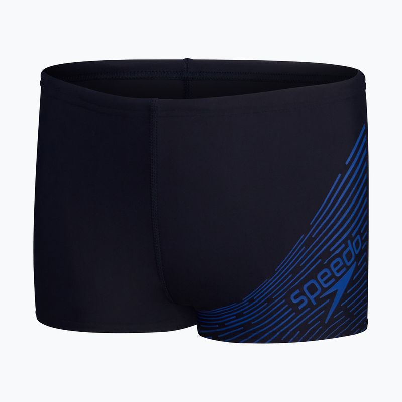 Speedo Medley Logo true navy/true cobalt children's swim trunks