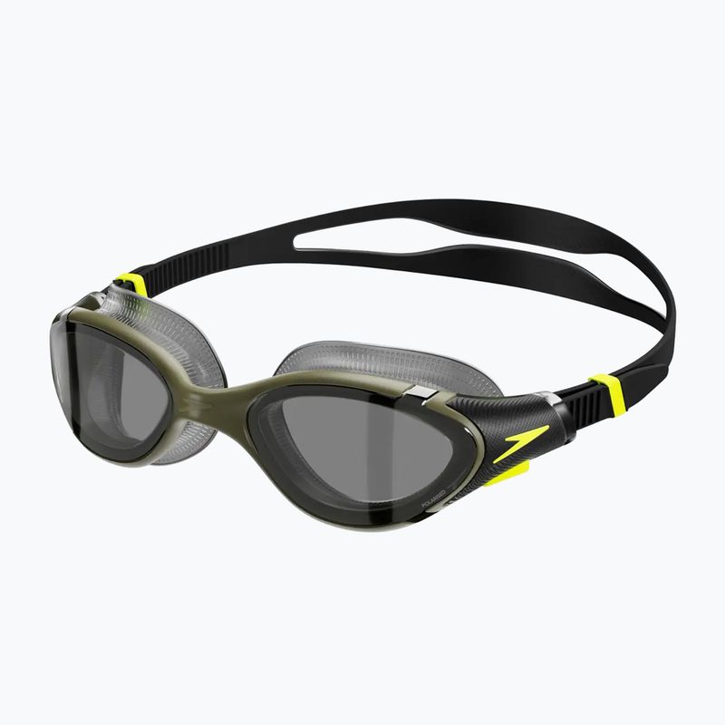 Speedo Biofuse 2.0 Polarised olive night/black/hyper swimming goggles 2