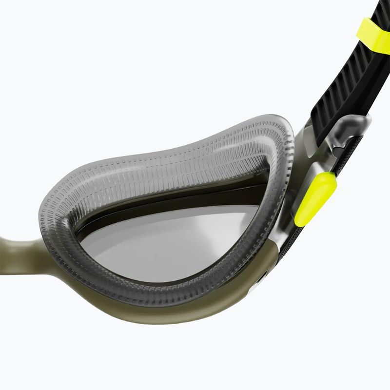 Speedo Biofuse 2.0 Polarised olive night/black/hyper swimming goggles 5