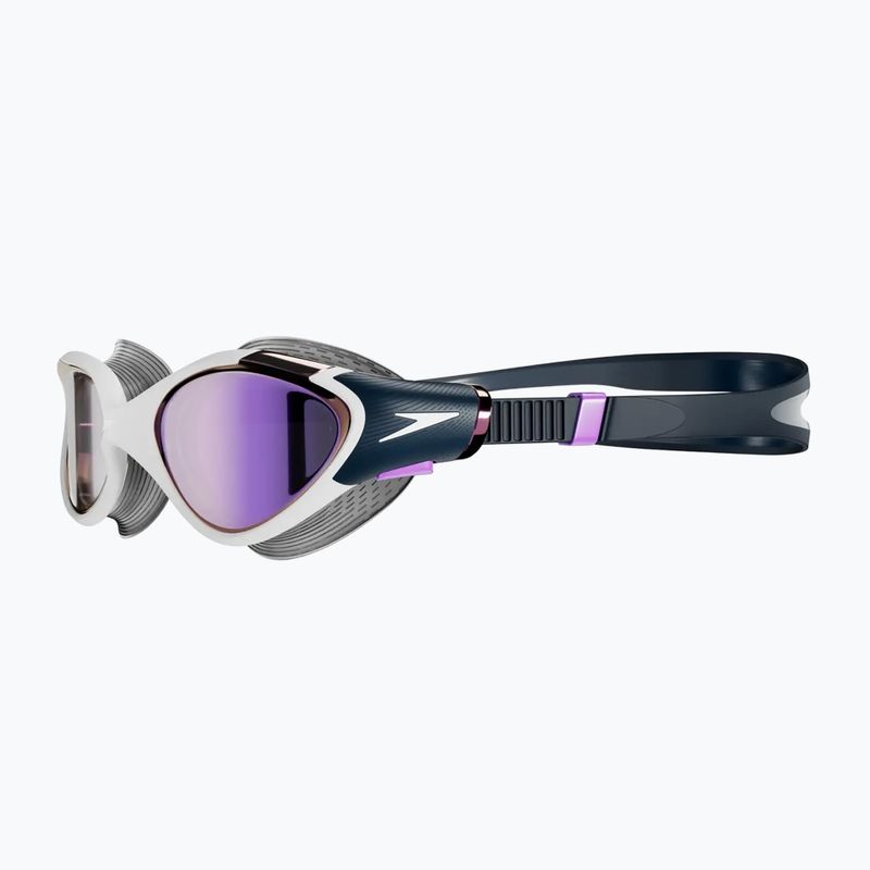 Speedo Biofuse 2.0 Mirror white/true navy/sweet purple swimming goggles 3