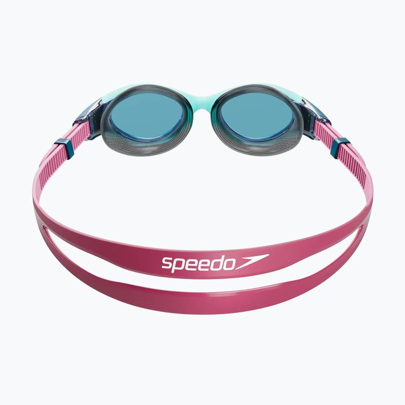 Speedo Biofuse 2.0 women's swim goggles marine blue/peacock/funny pink 3