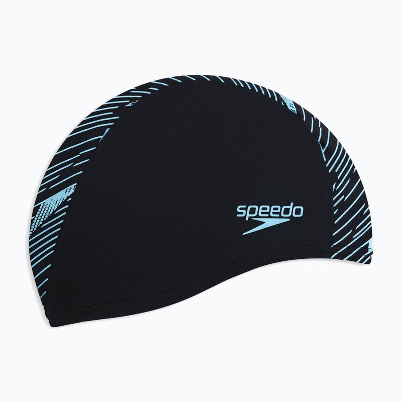 Speedo Boom ECO Endurance+ black/picton blue swimming cap